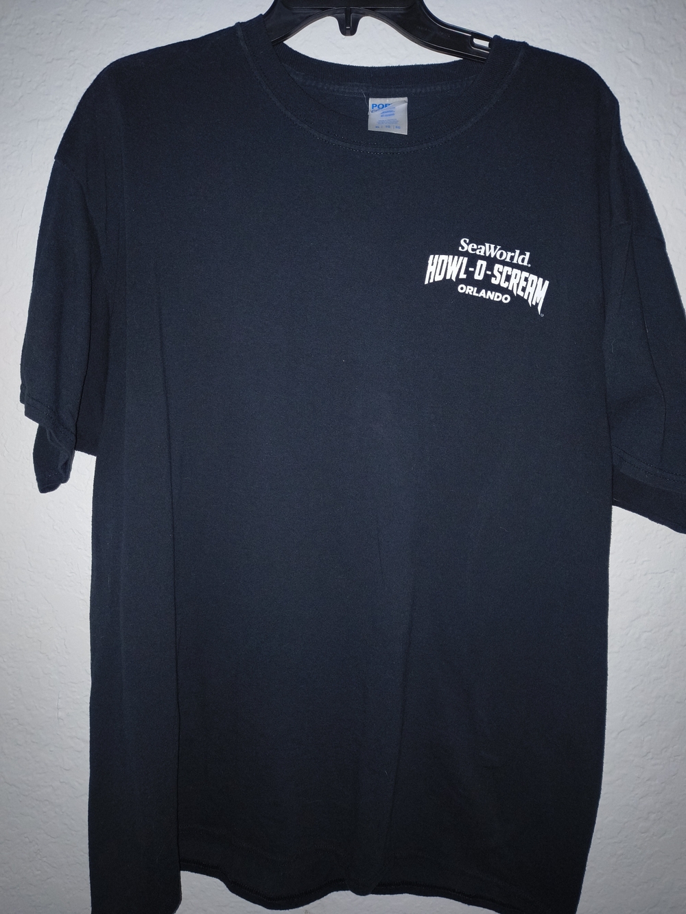 SeaWorld Howl-O-Scream Orlando Staff Unisex XL Logo Tee - Black